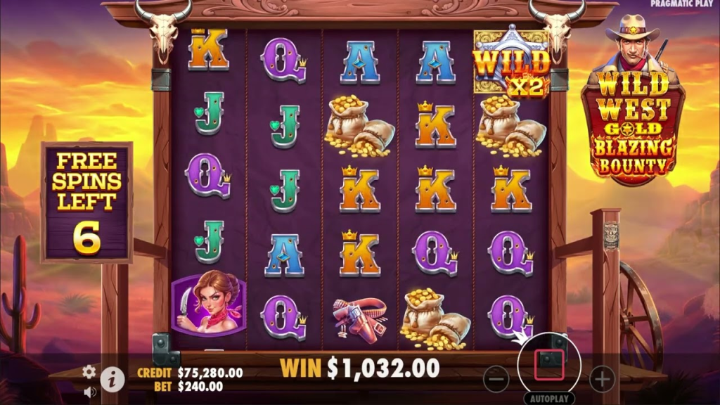 Wild West Gold Blazing Bounty App